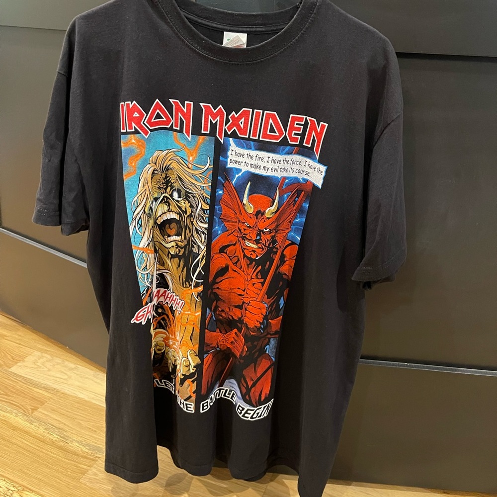 Rare Iron Maiden tour shirt. Legacy of the Beast 2018 European Tour